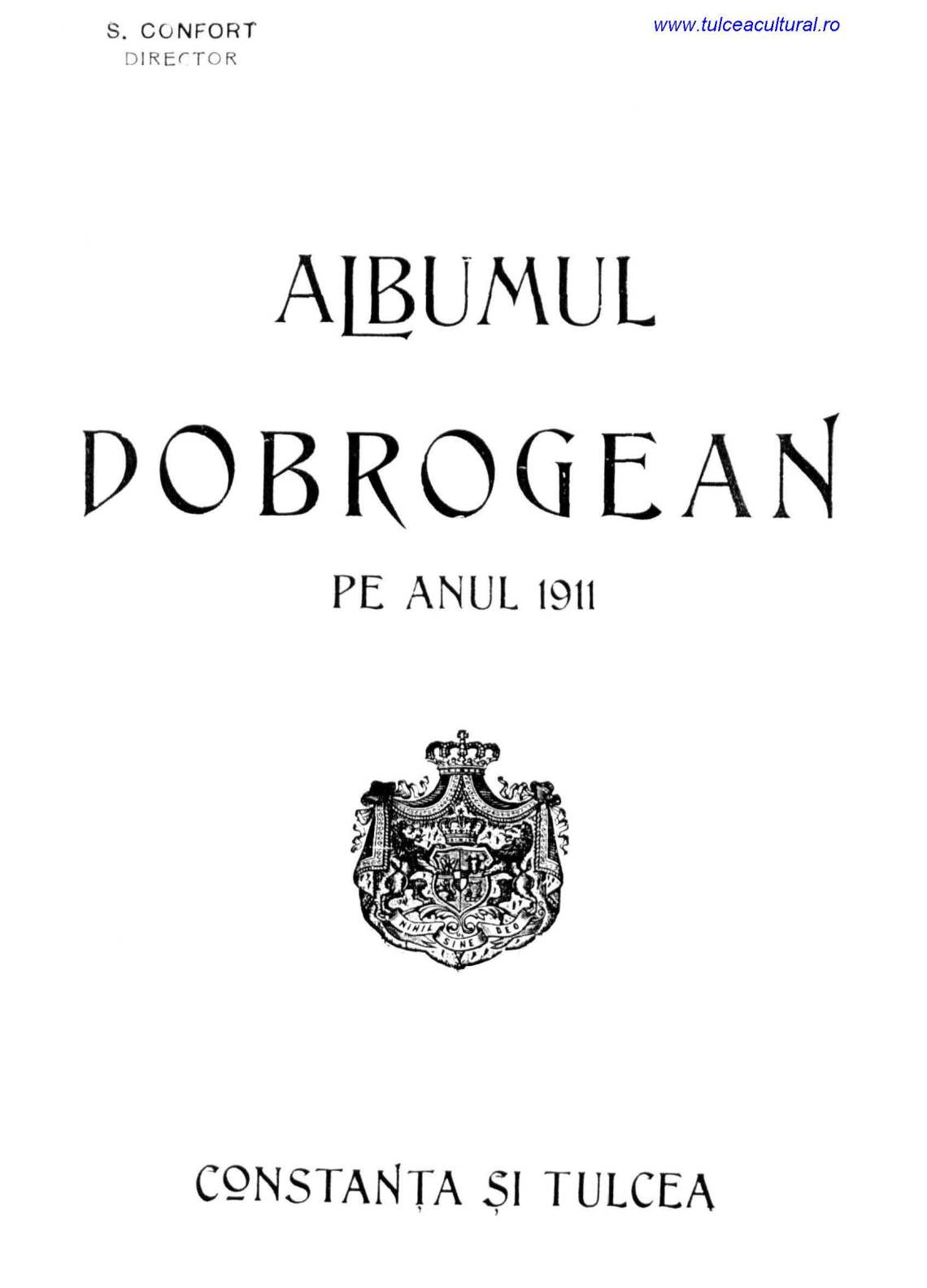 Copertă Albumul-Dobrogean-pe-anul-1911-Constanța-și-Tulcea